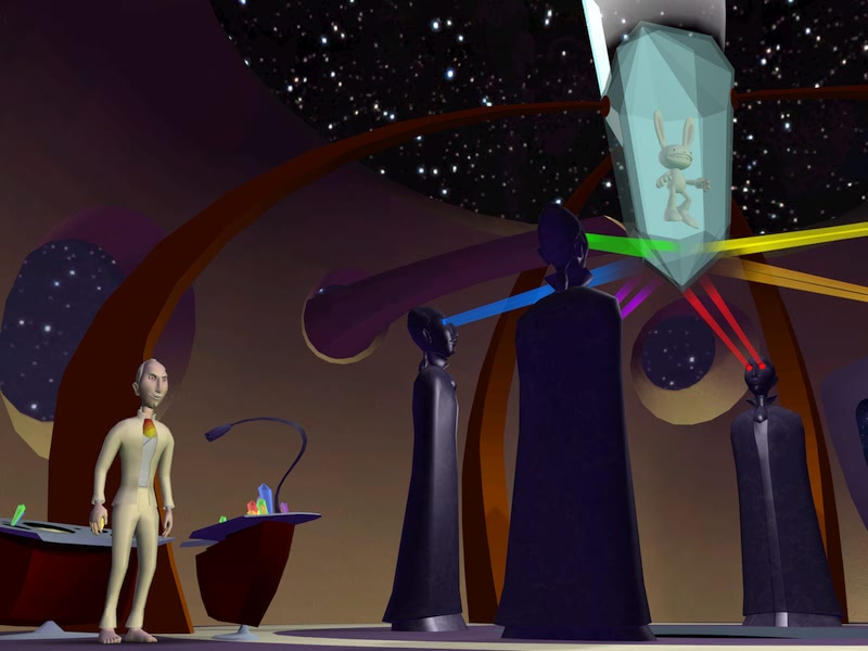 Screenshot of the final showdown.