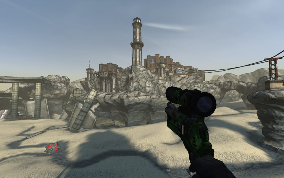 Screenshot from Sunken Sea, part of the General Knoxx DLC