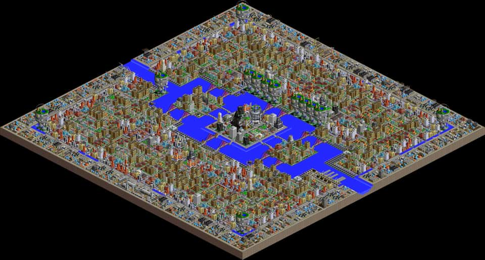 A screenshot of New Pandorae in SimCity 2000