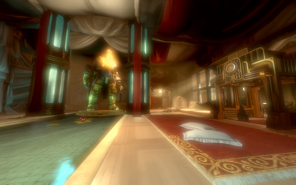 Screenshot from Bioshock 2, from the Victorian mansion part.