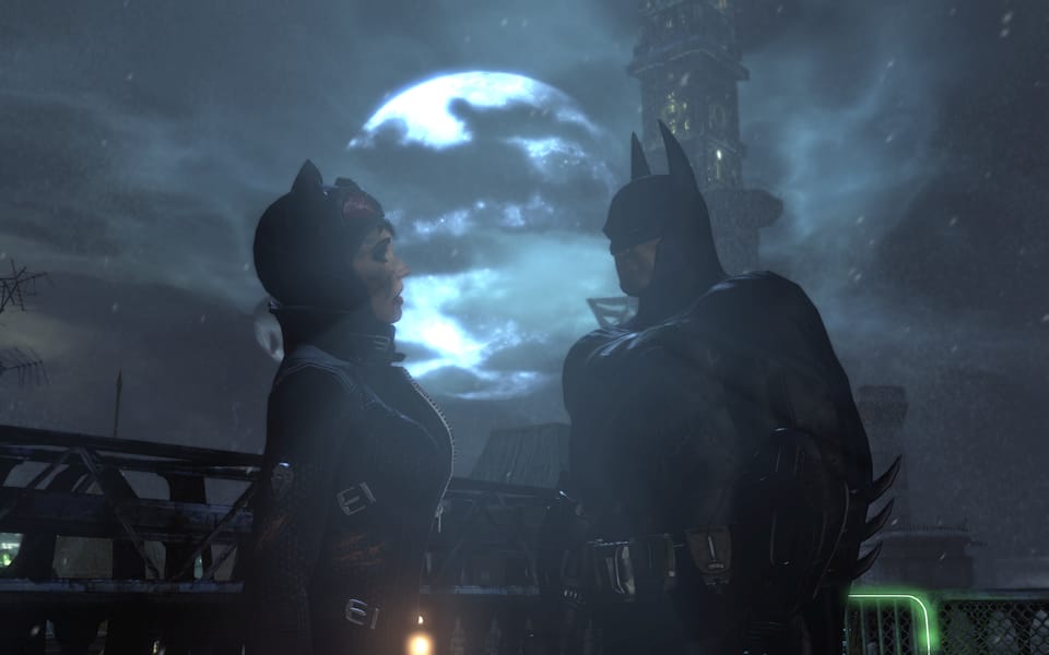 Screenshot of Batman and Catwoman.
