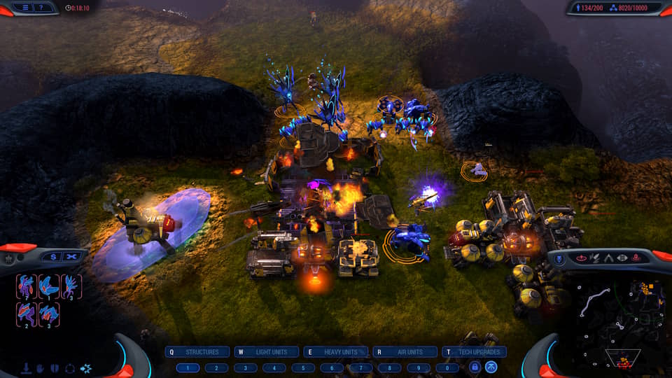 Screenshot of Shroud attacking a Beta base.