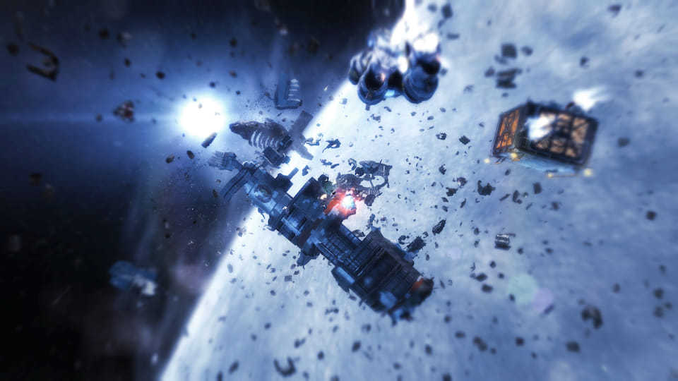 Screenshot of space in Dead Space 3